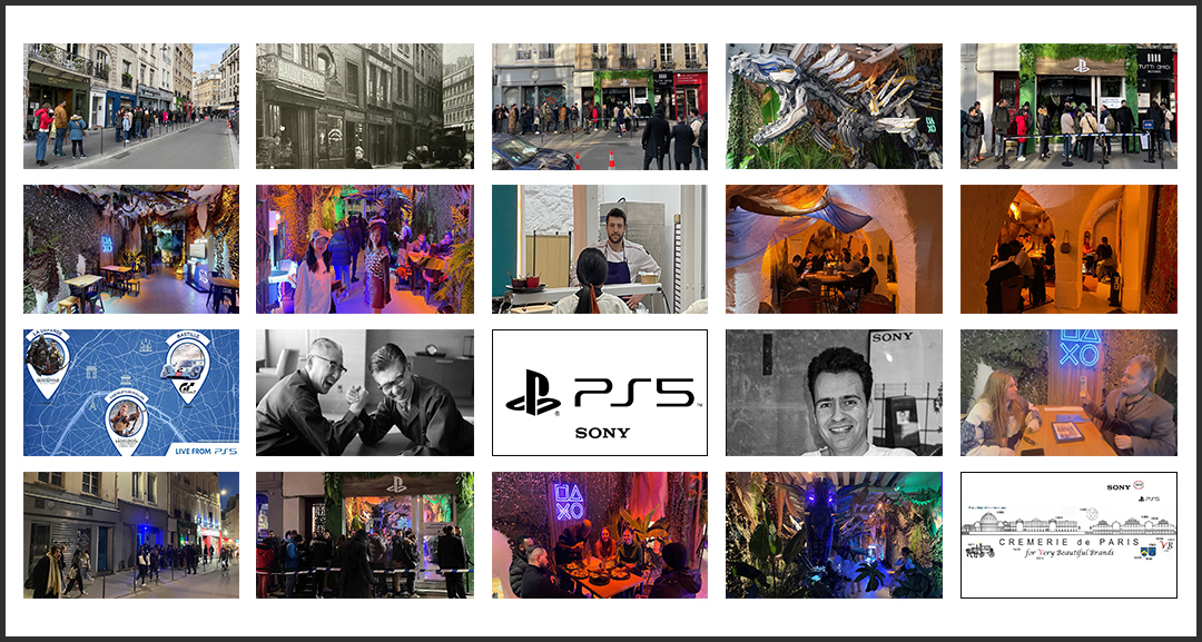 Cremerie de Paris N°9 hosting a Pop Up Store for Sony Playstation